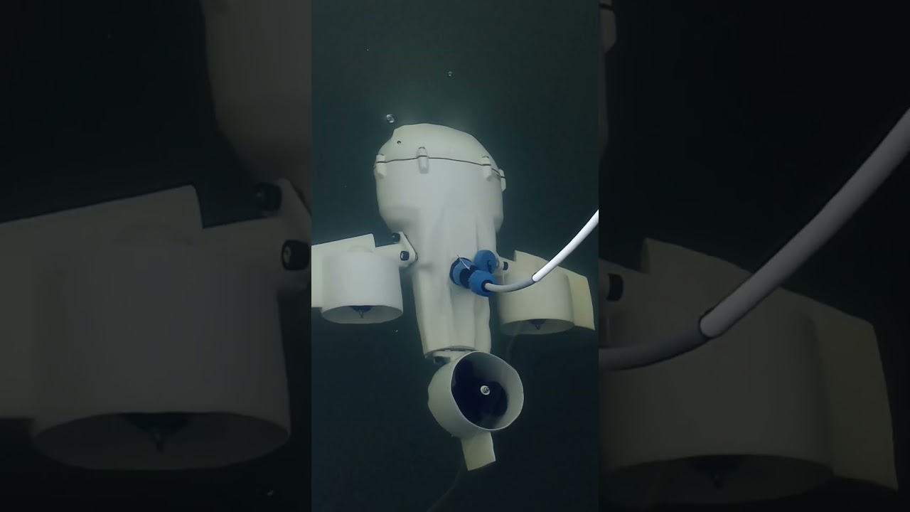 When You Launch Your Underwater Drone In A Lake For The First Time!