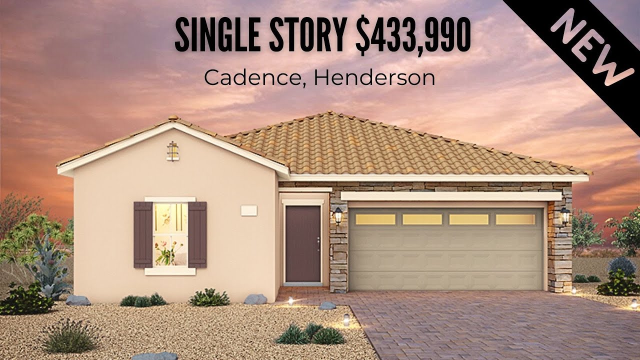 Henderson Cadence | Single Story | $433,990 | 3 beds | 2 Baths