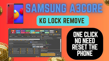 Samsung A3 Core KG lock bypass one click🔥💥🧨| KG lock removal Samsung A3 Core one click method🐱‍👤🐱‍👤