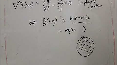 Definition of a harmonic function