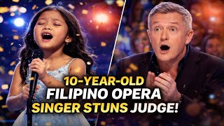 Download Lagu 10-Year-Old Filipino Opera Singer STUNS Simon Cowell | Golden Buzzer America’s Got Talent MP3