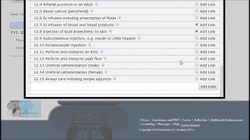 How to link forms to curriculum items