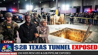 FBI & DEA RAID Abandoned Texas Tunnel — 250 RESCUE & $2B Narcotic Pipeline EXPOSED | US Military