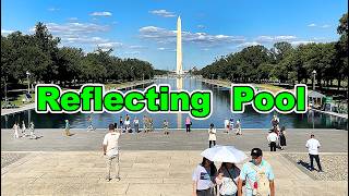 Reflecting Pool at the Lincoln Memorial on the National Mall in Washington, D.C.