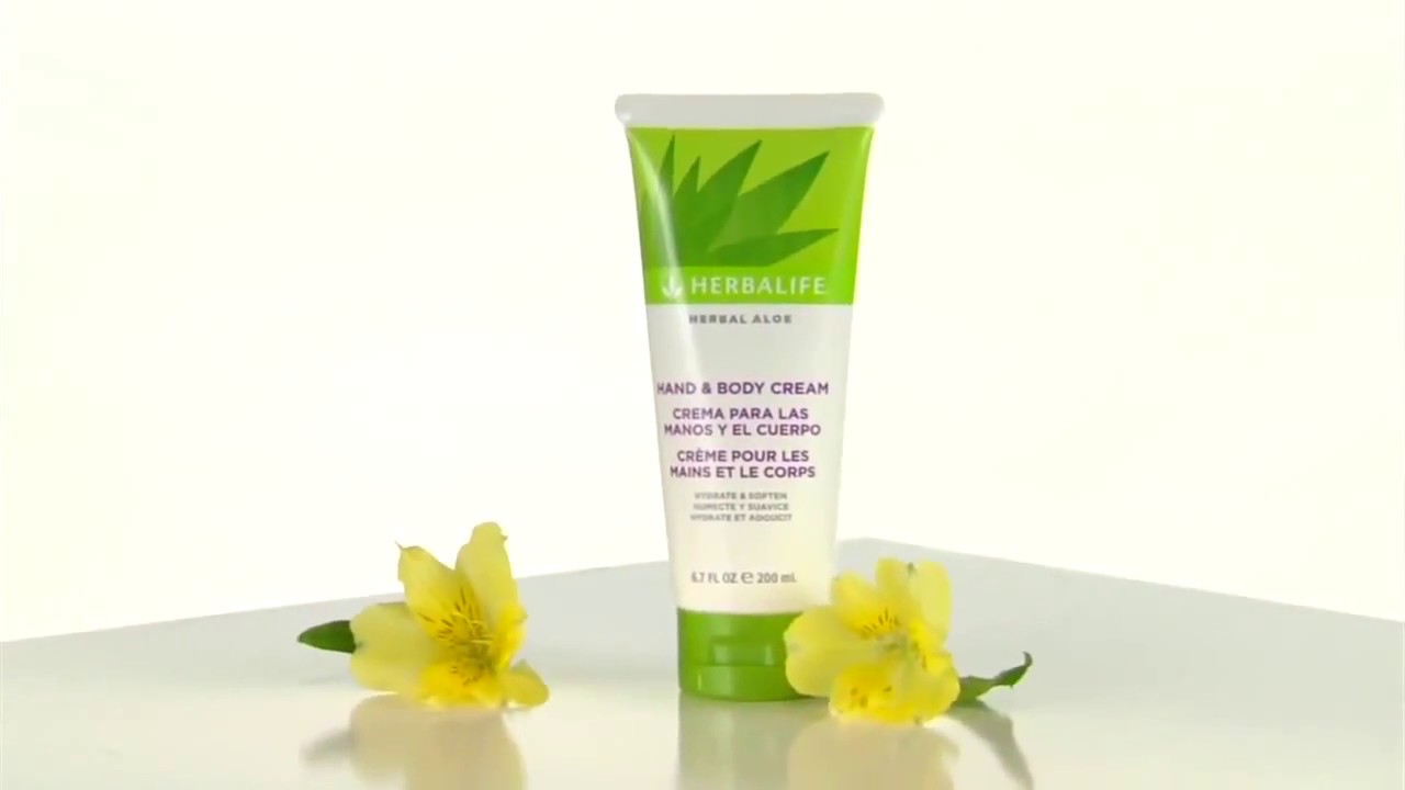 Crema para manos y cuerpo de aloe vera Herbalife YouTube