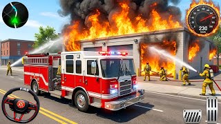 Fire Truck City Rescue Simulator 3D - US Emergency 911 Ambulance Driving - Android GamePlay screenshot 5