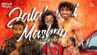 Jalakaari Mashup Audio Visualiser Trending Tamil Malayalam Mashup | Midhun Musiqz
