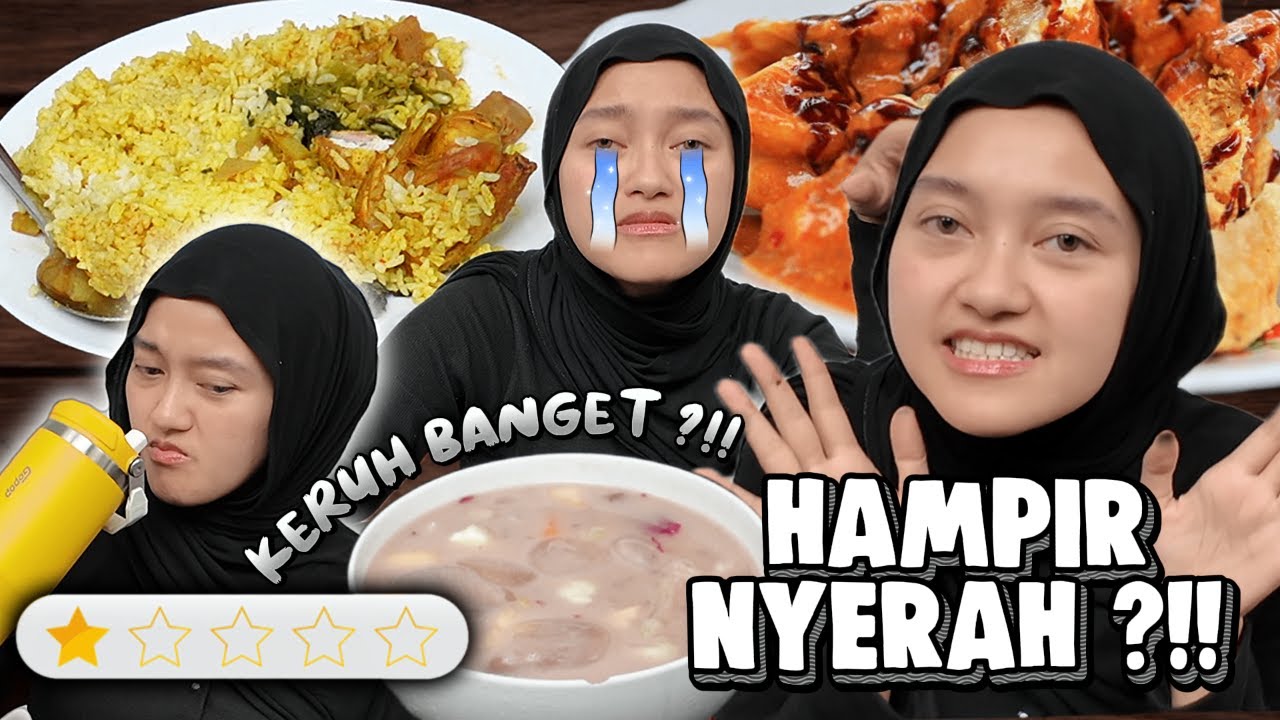 MAKANAN OJEK ONLINE RATING TERENDAH !! KOK GINI BANGET SIH BANG😭😭...