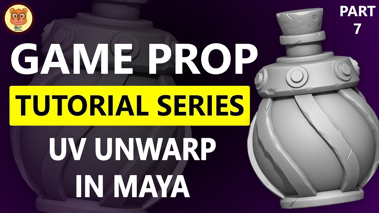UV Unwrapping Fast in Maya | Beginner UV Workflow for Game Props ...