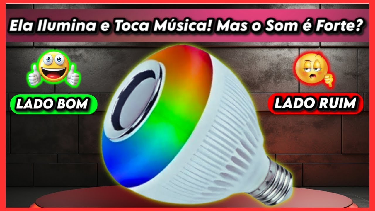 Lâmpada RGB Que Toca Música – Veja o Que Ela Realmente Entrega!