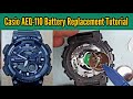 Casio Digital Watch AEQ-110 Battery Replacement Tutorial | Watch Repair Channel