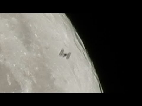 Nikon P900 Captures ISS Lunar Transit