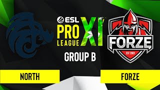 CS:GO - forZe vs. North [Nuke] Map 2 - ESL Pro League Season 11 - Group B