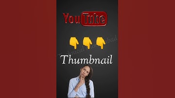 How to make thumbnails for youtube with your mobile 📲/ technical #shorts videos #trending
