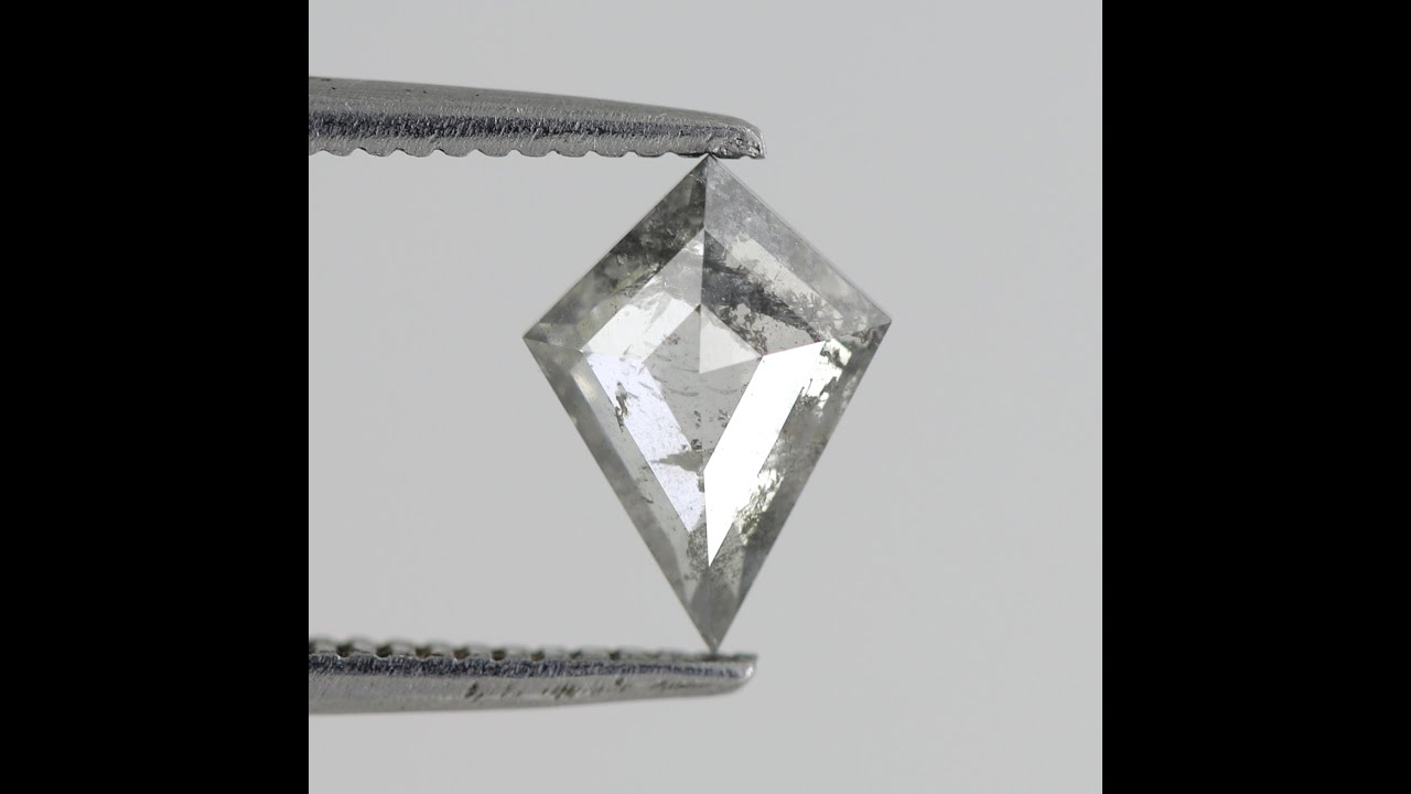 0.69 CT Kite Shape Diamond Loose Natural Diamond Transparent Diamond Grey Black Color Diamond