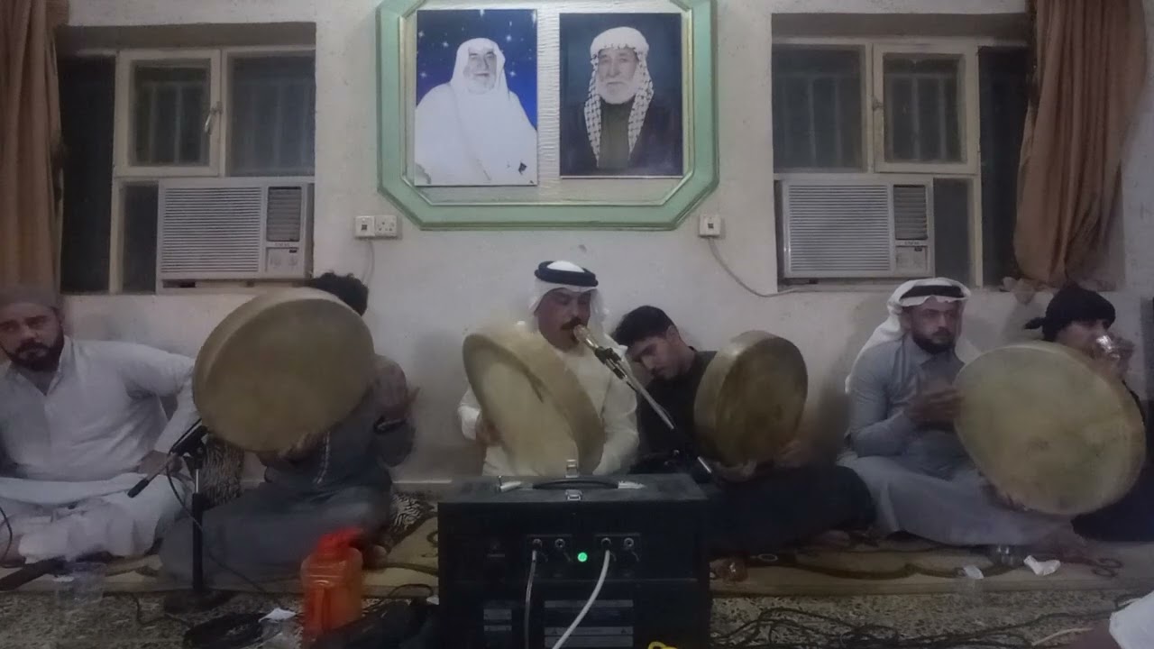 المداح منهل البازي في تكية السيد مصطفى السيد مجيد الشيخ وهيب