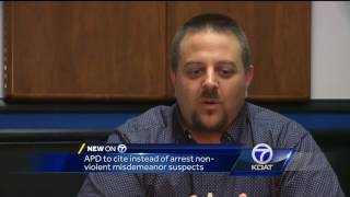 Chief asks officers to strive for citations not arrests in non-violent misdemeanor cases