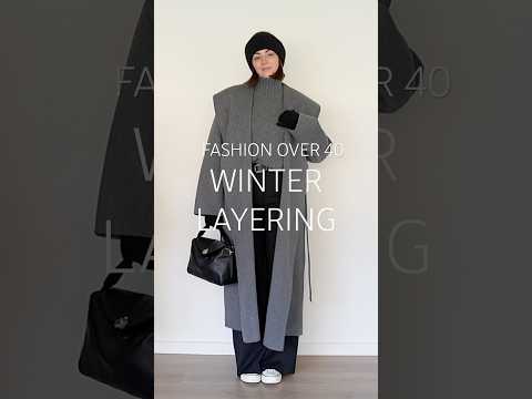 See my latest video for tips on Winter Layering #over40women