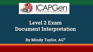 ICAPGen Document Interpretation Section