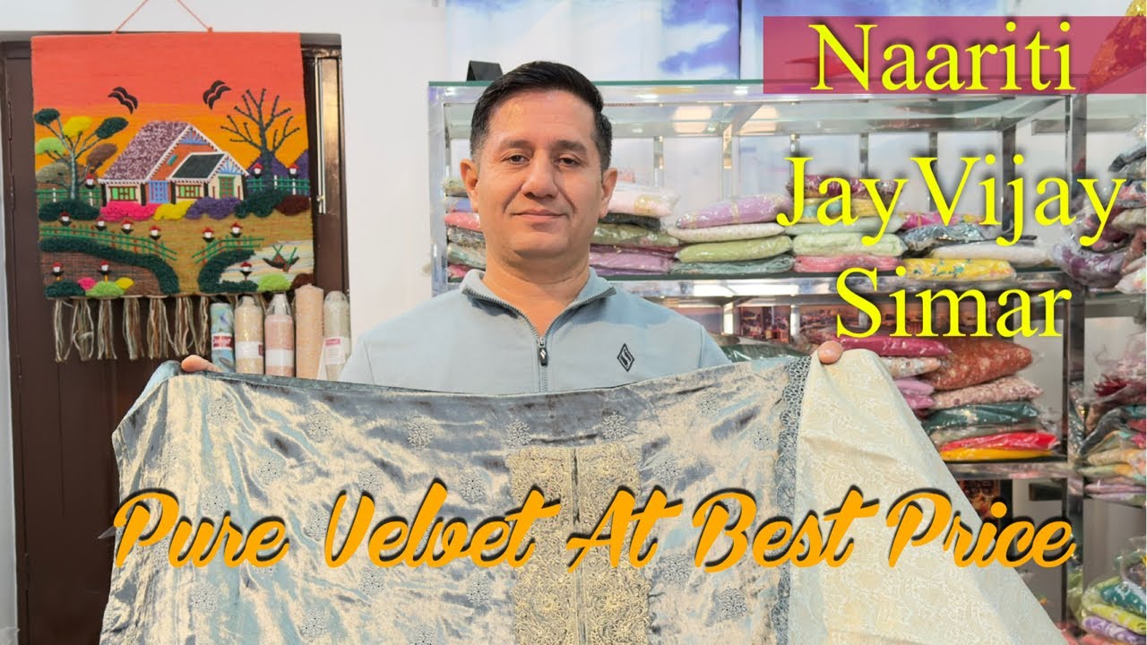 🔥 New Arrival Alert! ▪Naariti Pure Velvet Collection ▪ JayVijay & Simar Brands▪Best Price Guaranteed