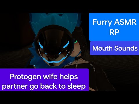 Protogen wife helps partner fall back to sleep [ASMR] - YouTube