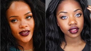 Rihanna Inspired Makeup Look