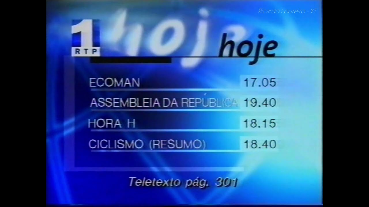 RTP 1 Continuidade - Março 2000