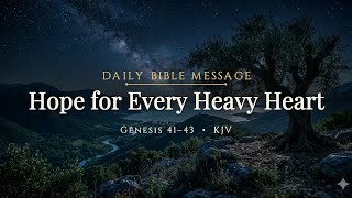 Genesis 41-43 (KJV) — Holy Bible Read Aloud | Daily Bible Message