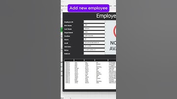 Excel Employee Management Tool – Admin Features Demo