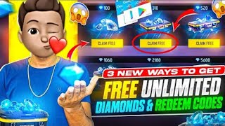 💥 DAILY 1366 DIAMONDS FREE!! 🥵 HOW TO GET FREE DIAMONDS IN FREE FIRE 🔥