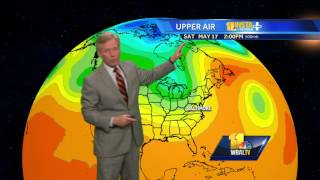 Partly cloudy, isolated showers expected in forecast