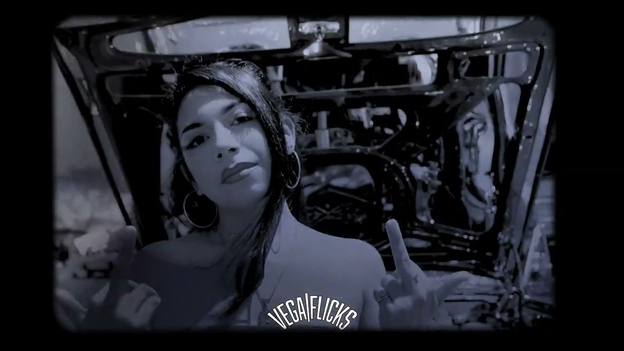 Girl at Santa Clara High School with Straight Playin' '64 Impala.