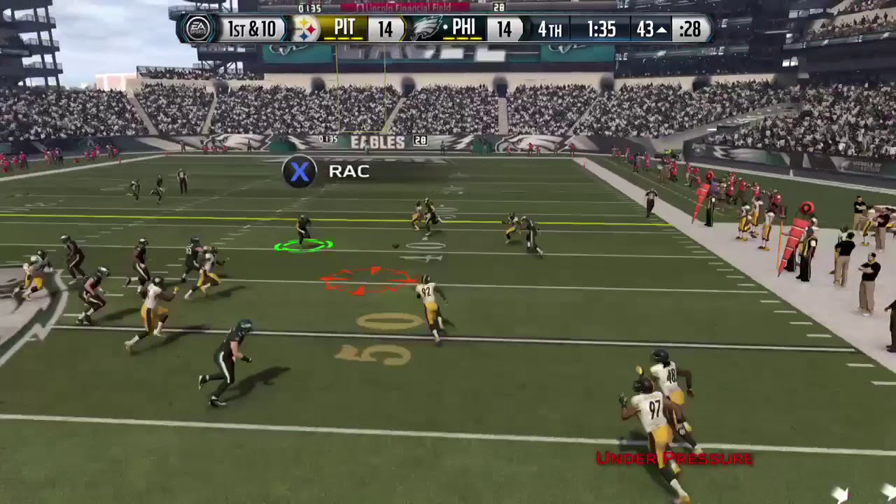 CRAZY Game winning touchdown MADDEN