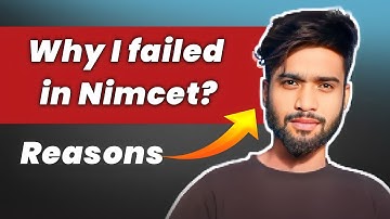 Reasons behind my failure in Nimcet examination 🤯