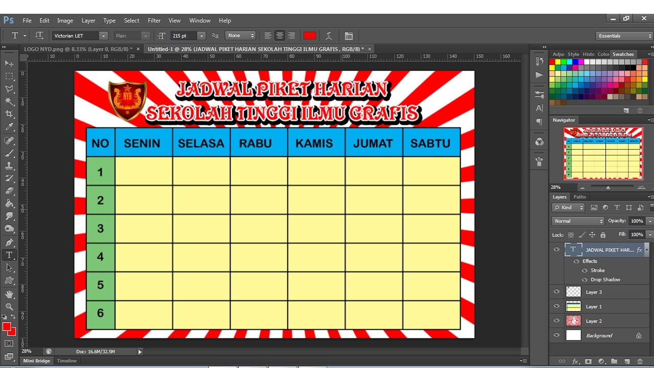  cara  membuat  tabel dengan  photoshop  YouTube