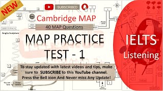 IELTS Listening MAP practice Test 1 [40 MAP]  #ieltshub #ieltslistening #listening #map #ieltshub 6