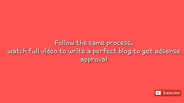 How to get adsense approval in just 1 week (Copy-Paste Method)