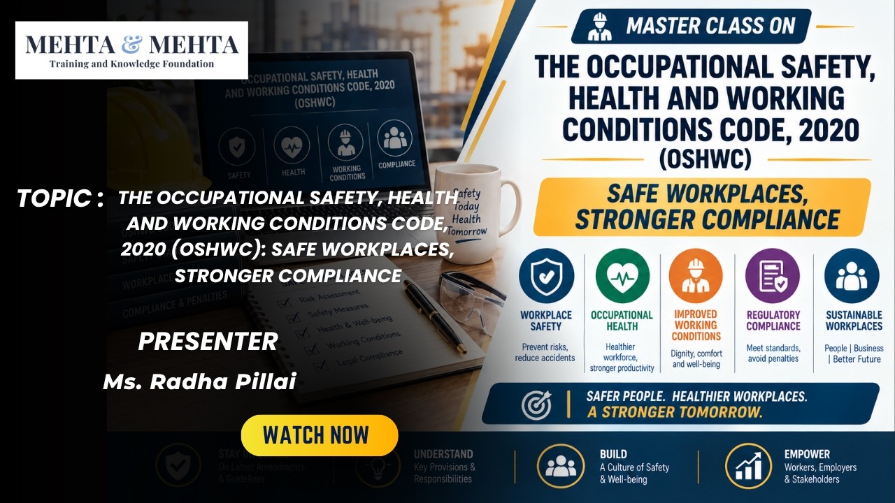 Occupational Safety Code, 2020 | Workplace Safety & Compliance