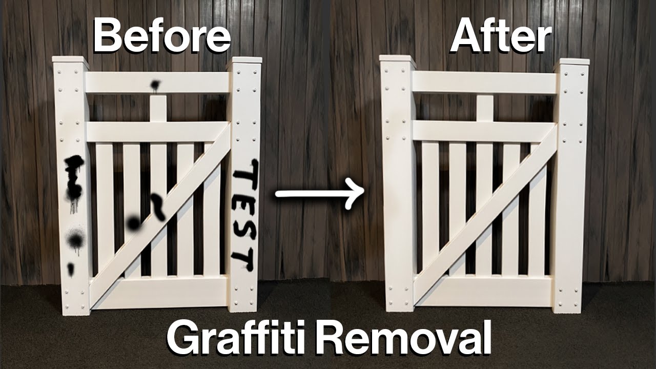 How To Remove Graffiti From Fence