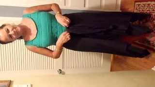 Judy models the Multi Topper, CAbi Fall 2013