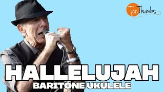 How to play Hallelujah Easy Beginner Baritone Ukulele Song