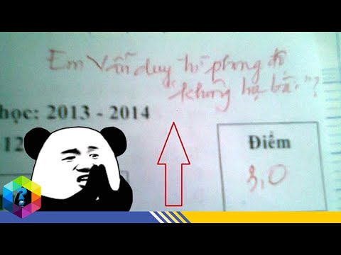 Video Học Sinh Đến Ạ Với Loạt Mã Đề Thi Và Lời Phê Bá Đạo... - youtube