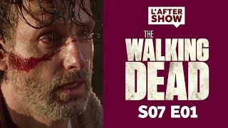 the walking dead saison 7 episode 1 ractions et thories after show 1 spoiler alert