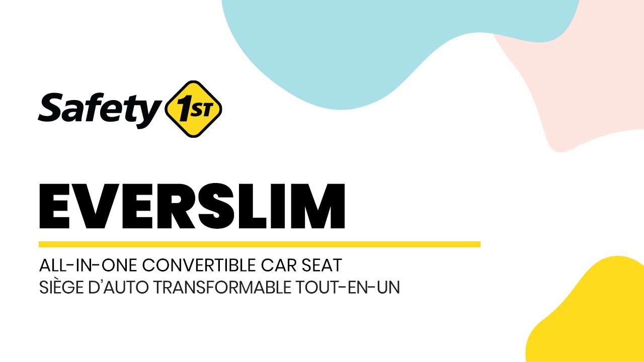 Safety 1st Canada EverSlim Convertible Car Seat Features YouTube