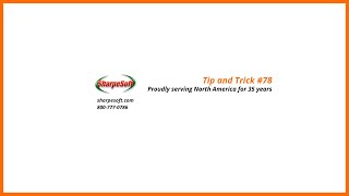 SharpeSoft Estimator: Tip and Trick #78