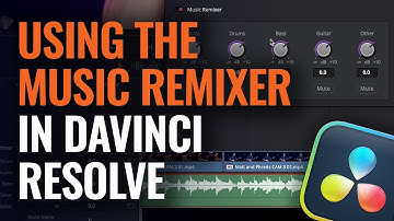 Using the Music Remixer in DaVinci Resolve