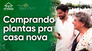 Comprando plantas pra casa nova no Shopping Garden Sul, Duda Nagle e Leda Nagle