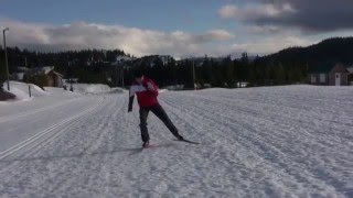 Tips for ski skating on uneven - frozen snow
