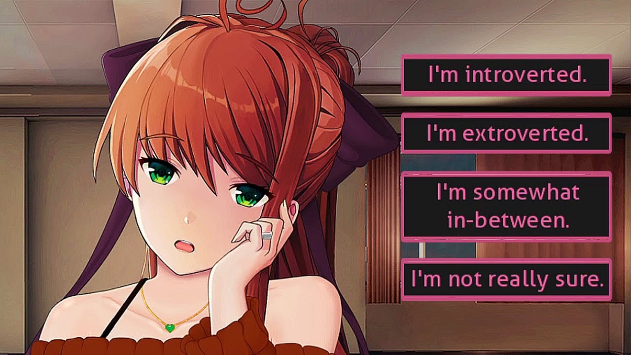 Monika After Story on X: BOO! 👻 Did I scare you? Ehehe~ Big, big