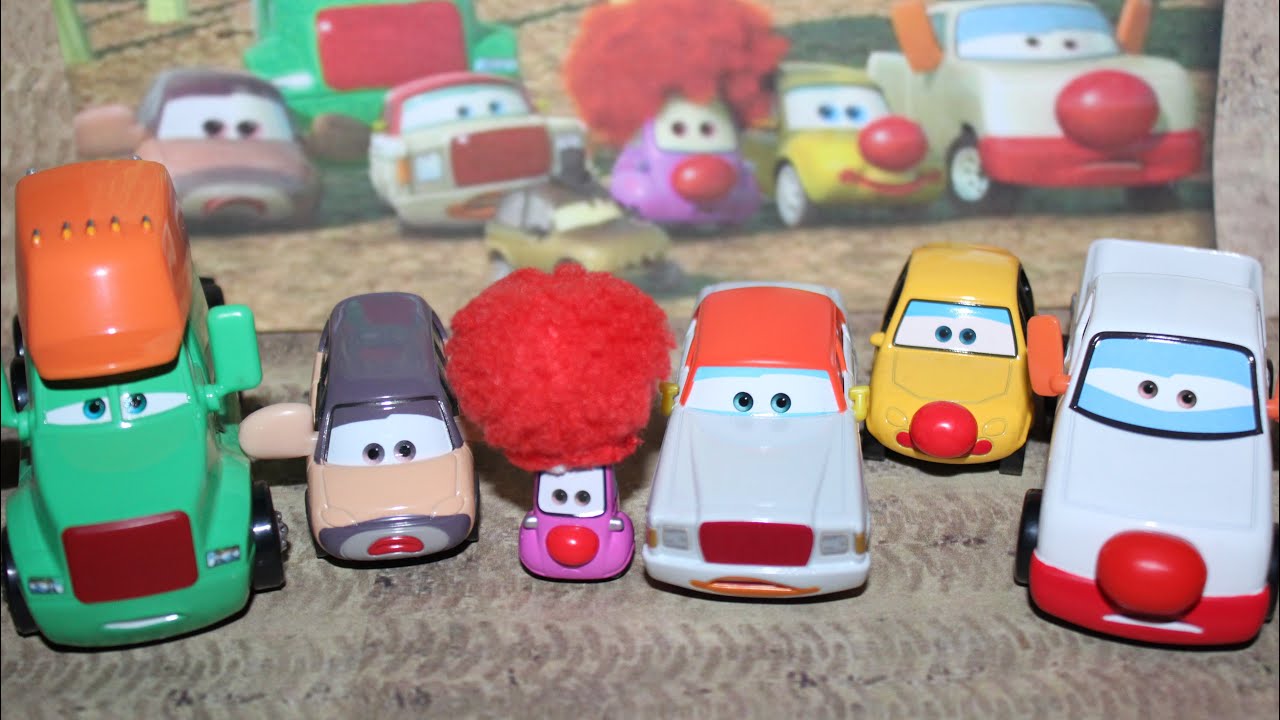 Mattel Disney Cars Circus Troupe Van, Sedan, Cab, Pickup, GT